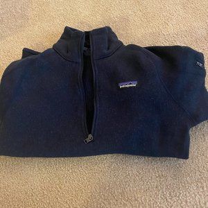Patagonia Navy Women's 1/4 quarter zip size small